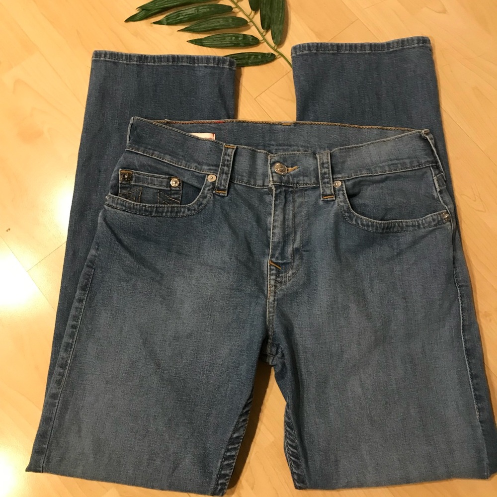 TRUE RELIGION RICKY RELAXED STRAIGHT JEANS
